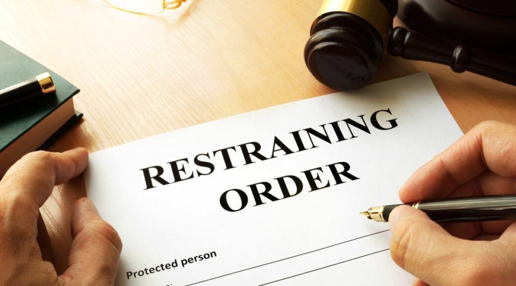 California restraining order